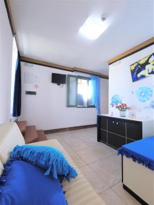 Postel nebo postele na pokoji v ubytování Hotel Alba Chiara Sant'Andrea Salento
