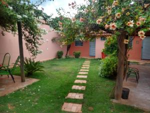 Jardín al aire libre en Pousada Mandala