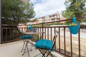 Balkón nebo terasa v ubytování Apartment Aquamarine