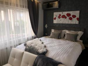 Postel nebo postele na pokoji v ubytování Luxury rooms Lira