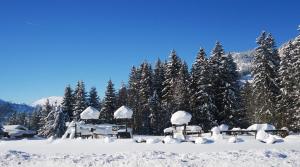 Haus Bergwelt v zimě