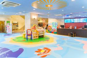 a childrens store with a play area in the floor at Hotel Ocean (Kokusai-Dori) in Naha