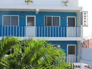 Uma varanda ou terraço em Blue Coconut Cancun Hotel