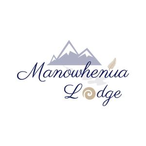 a logo for marvellous la side of a mountain at Manowhenua Lodge in National Park