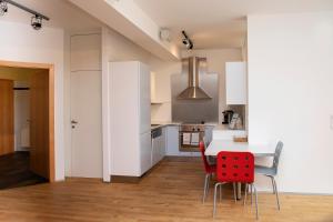 Kuchyň nebo kuchyňský kout v ubytování Erzherzog Johann Relax Appartements