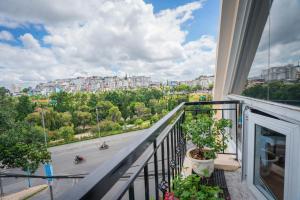 Balkón nebo terasa v ubytování T&K Guesthouse