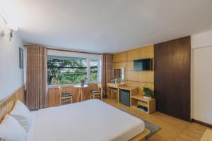 Postel nebo postele na pokoji v ubytování T&K Guesthouse