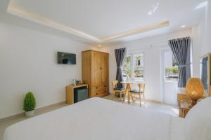 Postel nebo postele na pokoji v ubytování T&K Guesthouse