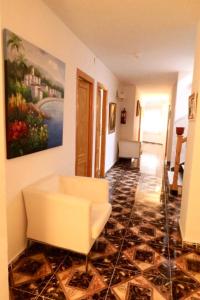 Posezení v ubytování Hostal Jaufil