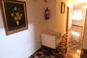 Posezení v ubytování Hostal Jaufil