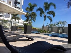 Bassein majutusasutuses Cebu Cozy Ocean View 1BR,17th,pool,Wifi,Mactan või selle lähedal