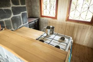 Η κουζίνα ή μικρή κουζίνα στο Velika Planina - Chalet Rušovc - Location with fully privacy
