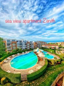 The swimming pool at or close to Sea View NewApartment-Bulgaria-Chernomorets