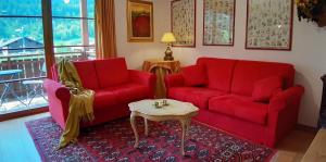 Część wypoczynkowa w obiekcie Family Apartment FUCHS Bad Kleinkirchheim