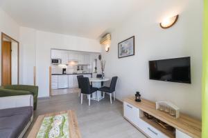 Kuchyň nebo kuchyňský kout v ubytování Apartments Mikanović