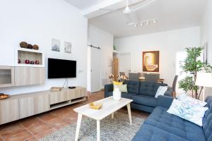 TV a/nebo společenská místnost v ubytování Apartamentos Los Mirlos