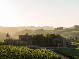 a rendering of a house in a vineyard at Monverde - Wine Experience Hotel - by Unlock Hotels in Amarante