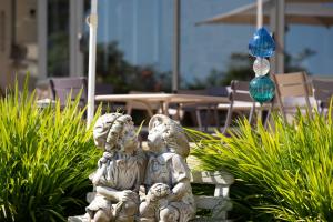 Zahrada ubytování Hôtel Les Agapanthes-Logis Hôtel