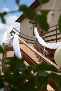 Balkon lub taras w obiekcie Zajazd u Hermanów