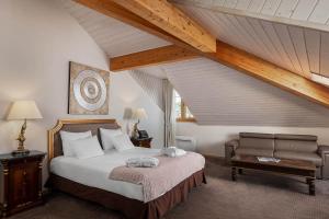 Letto o letti in una camera di Hotel Le Rive