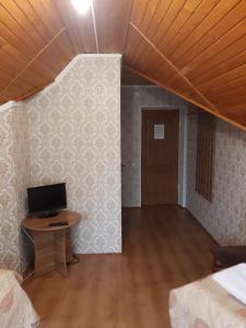TV a/nebo společenská místnost v ubytování Над Вичов + 25 fotografií