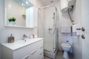 Koupelna v ubytování Luxury rooms Zadar old town