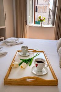 Příslušenství pro přípravu čaje a kávy v ubytování Luxury rooms Zadar old town