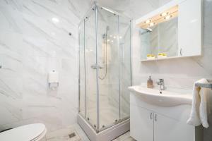 Koupelna v ubytování Luxury rooms Zadar old town