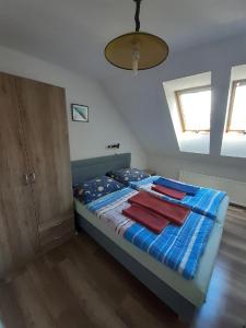 Postel nebo postele na pokoji v ubytování Penzion Fontána