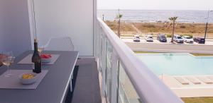 Balkon lub taras w obiekcie Apartamento Lujo Duna Beach