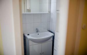 Koupelna v ubytování Apartments Debelić