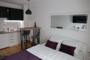 Η κουζίνα ή μικρή κουζίνα στο Apartman Ena