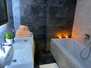 Kúpeľňa v ubytovaní Apartmán Champion