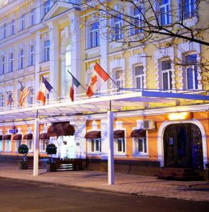 Das Gebäude in dem sich das Hotel befindet