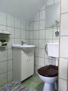 Ванна кімната в Agroturystyka U Basi I Waldka
