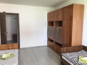 Postel nebo postele na pokoji v ubytování Apartmán Krásná vyhlídka