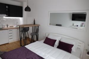 Η κουζίνα ή μικρή κουζίνα στο Apartman Ena