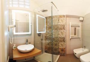 Phòng tắm tại La Camera Dal Ponte