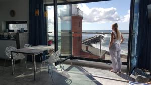 Balkon lub taras w obiekcie Apartament Morski przy Latarni