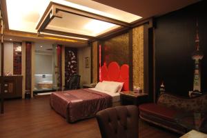 Posezení v ubytování Romantic Code Art Motel