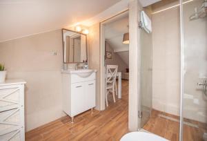 Koupelna v ubytování Ioannis Apartments