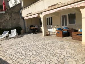 Balkón alebo terasa v ubytovaní Apartments Trlika
