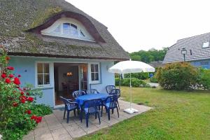 Κήπος έξω από το Ferienhaus das Blaue Haus WS-9a