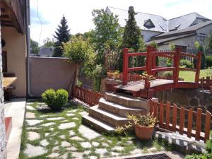 Zahrada ubytování Atlantis Apartmán 1