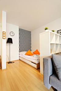 Posteľ alebo postele v izbe v ubytovaní Ksiazat Pomorskich by Baltic Home