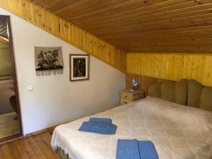 Postel nebo postele na pokoji v ubytování Villa Arefyevykh