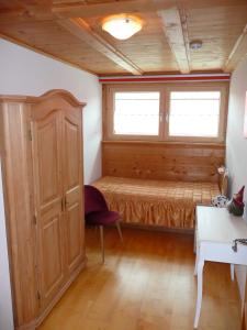 Postel nebo postele na pokoji v ubytování Ferienwohnung mit eigener Sauna + 3 fotografie