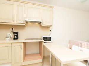 A kitchen or kitchenette at Fewo Mark