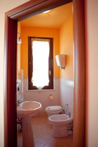 Koupelna v ubytování B&B Raffiori
