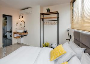 Old City Boutique Hotel客房内的一张或多张床位